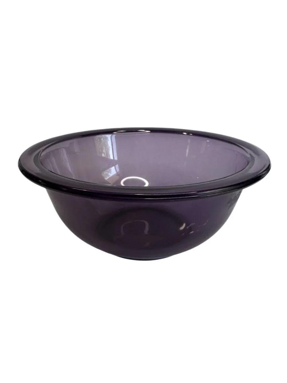 Vintage Pyrex Amethyst Purple Glass #322 1 Qt Mixing Bowl 7